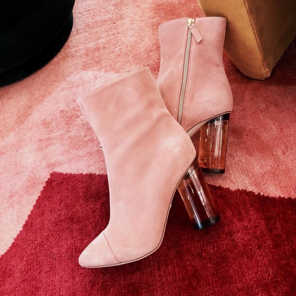 Brother Vellies Suede Dusty Rose Bianca Boots